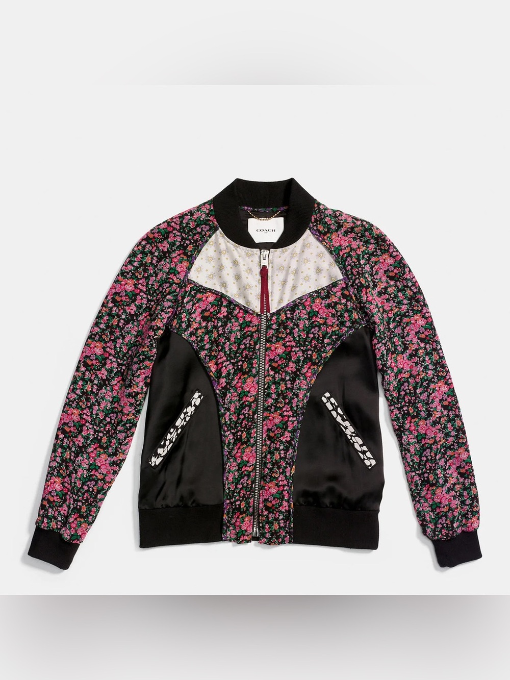 Coach 1941 Floral Varsity Bomber Jacket